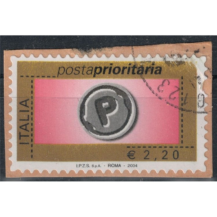 ITALY 2004 Priority Mail €2.20 us