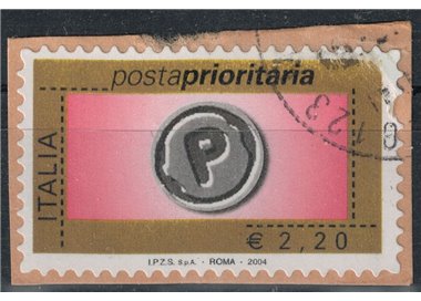ITALIA 2004 Posta prioritaria € 2,20 us
