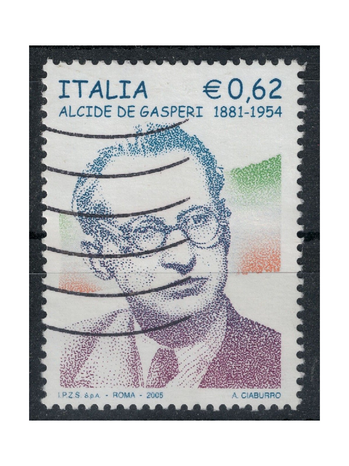 ITALY 2005 Alcide De Gasperi us