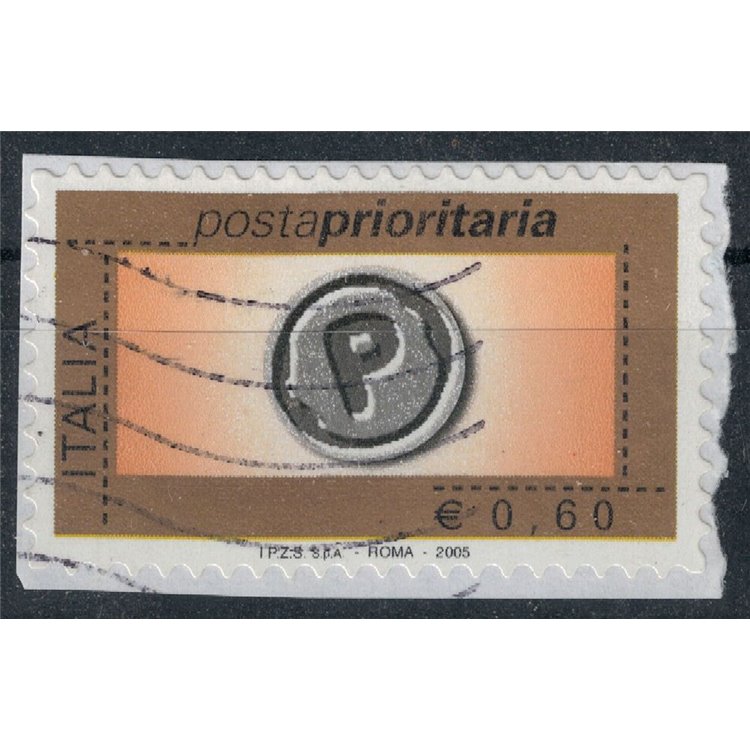 ITALY 2005 Priority Mail €0.60 us