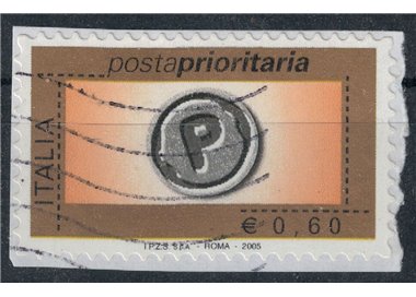 ITALIA 2005 Posta Prioritaria € 0,60 us