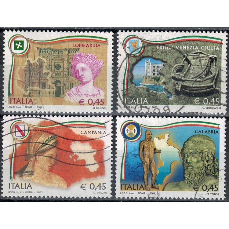 ITALY 2005 Regions of Italy 4v us