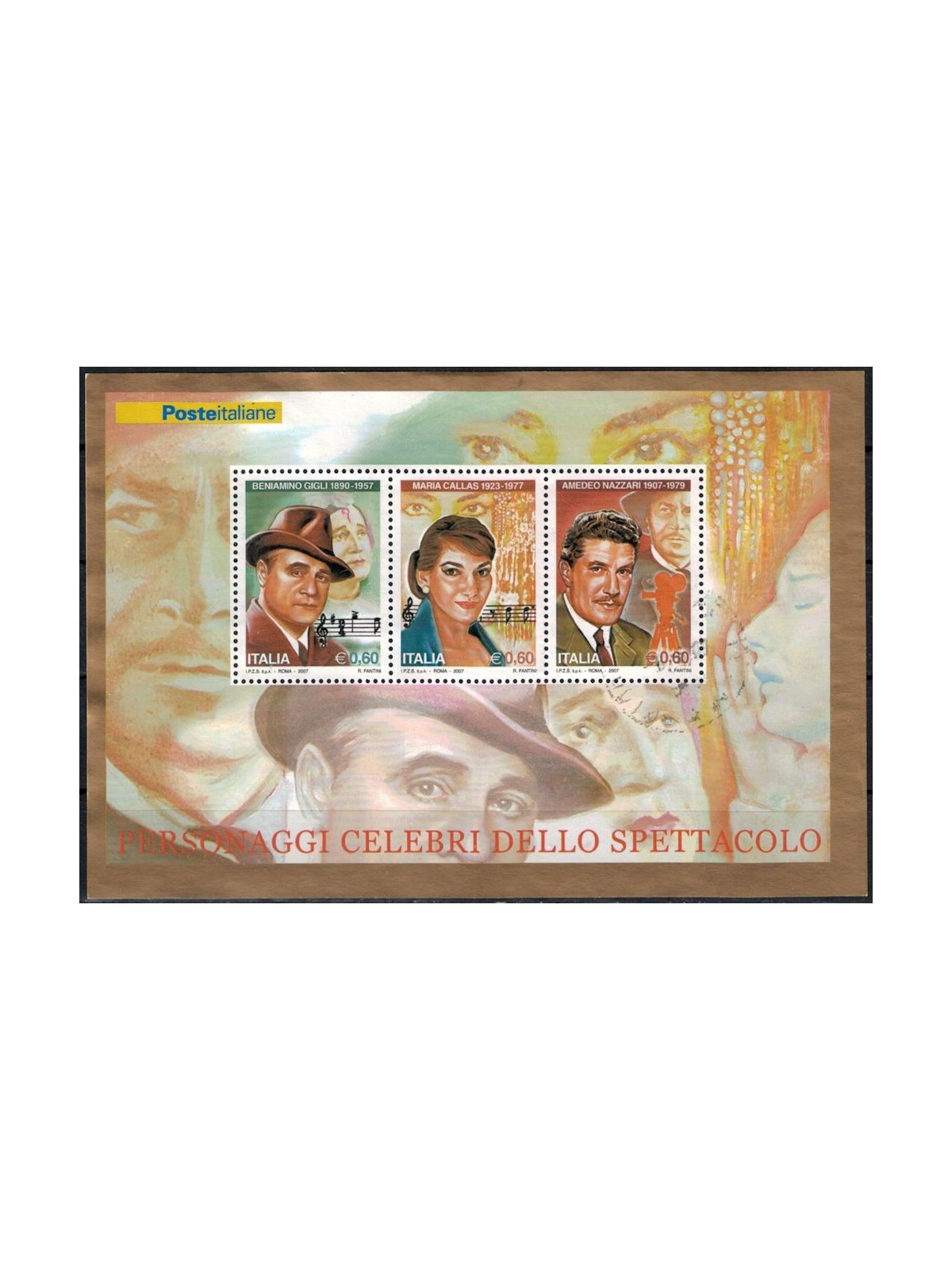 ITALY 2007 Entertainment Personalities s/s us