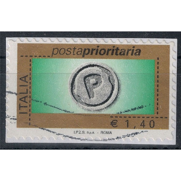 ITALY 2007 Priority Mail €1.40 us