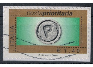 ITALY 2007 Priority Mail €1.40 us
