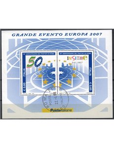 ITALY 2007 Treaties of Rome s/s us