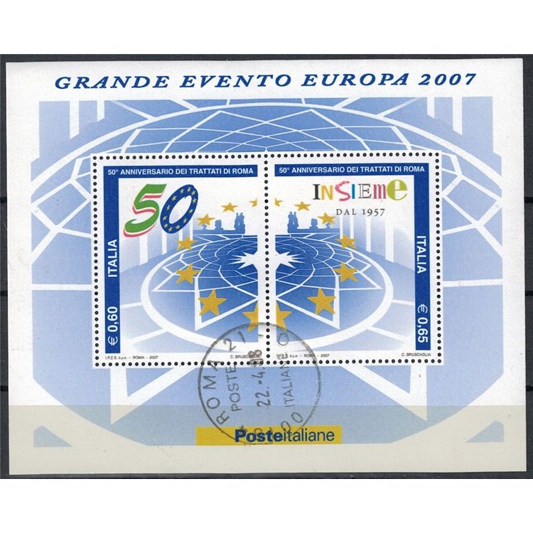 ITALY 2007 Treaties of Rome s/s us
