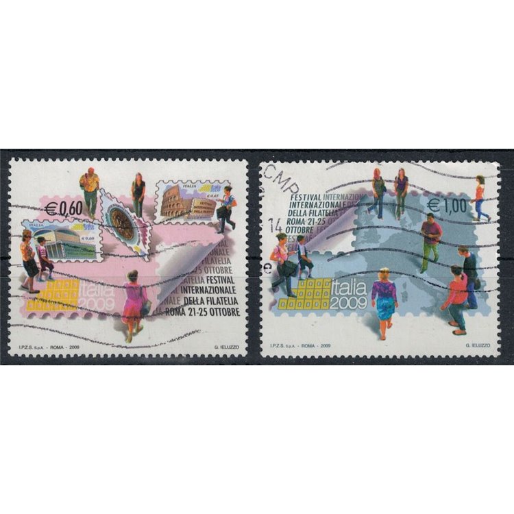 ITALY 2009 Philately Festival 2v us