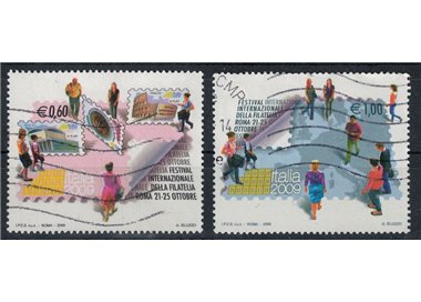 ITALY 2009 Philately Festival 2v us