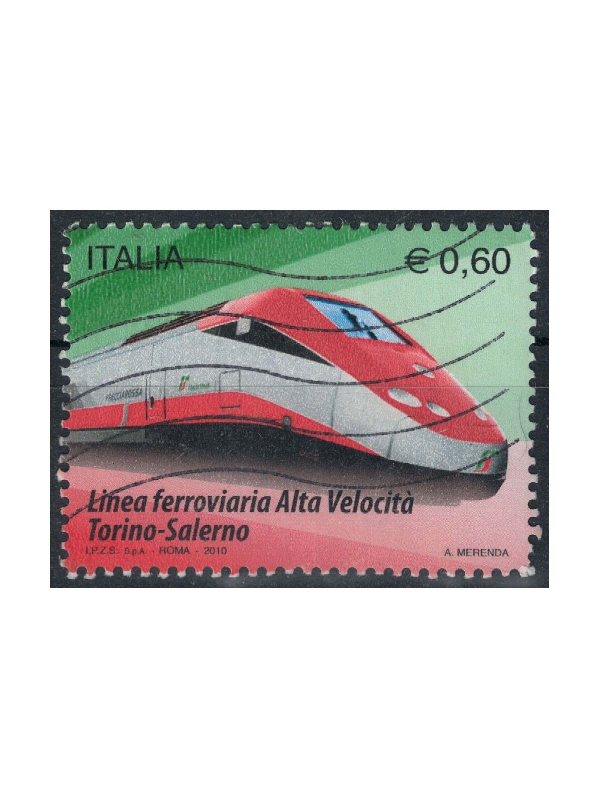 ITALY 2010 High-speed railway line us