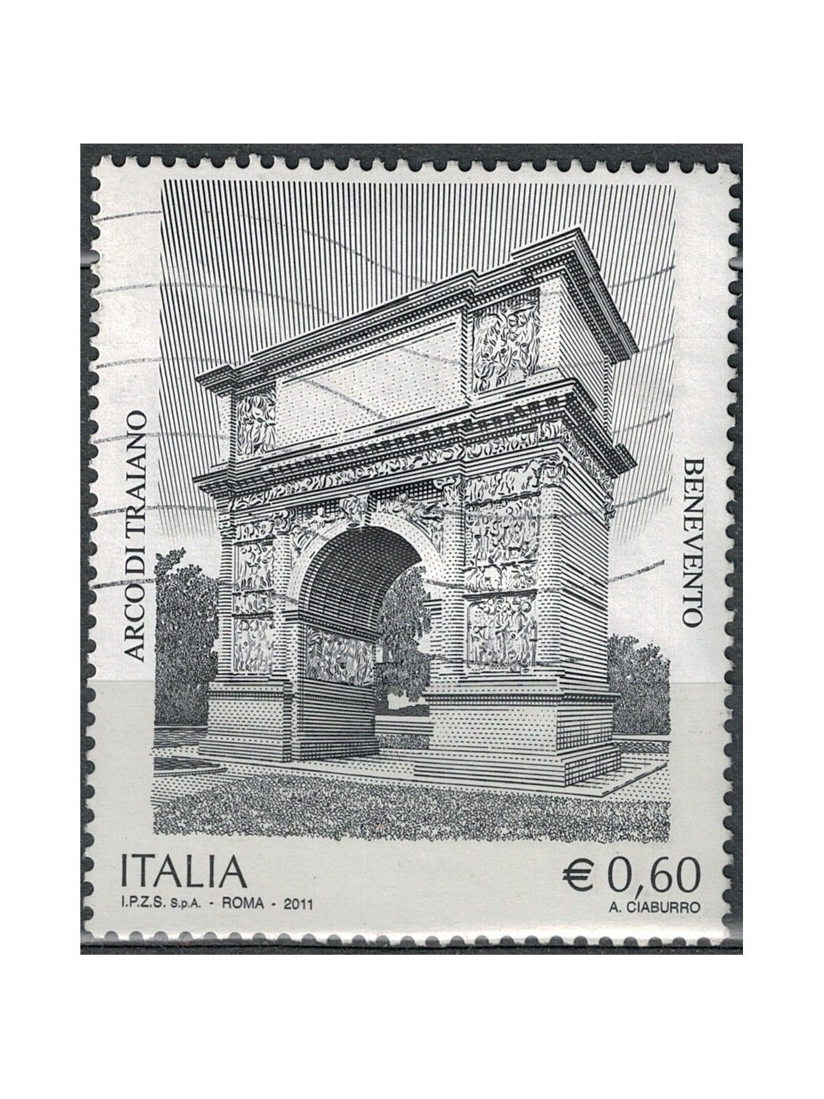 ITALIA 2011 Arco di Traiano us