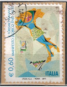 ITALIA 2011 Manifesto storico Enit us