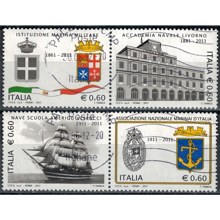 ITALY 2011 Unification of Italy, Navy 4v us