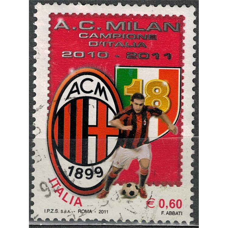 ITALY 2011 Milan champion of Italy us