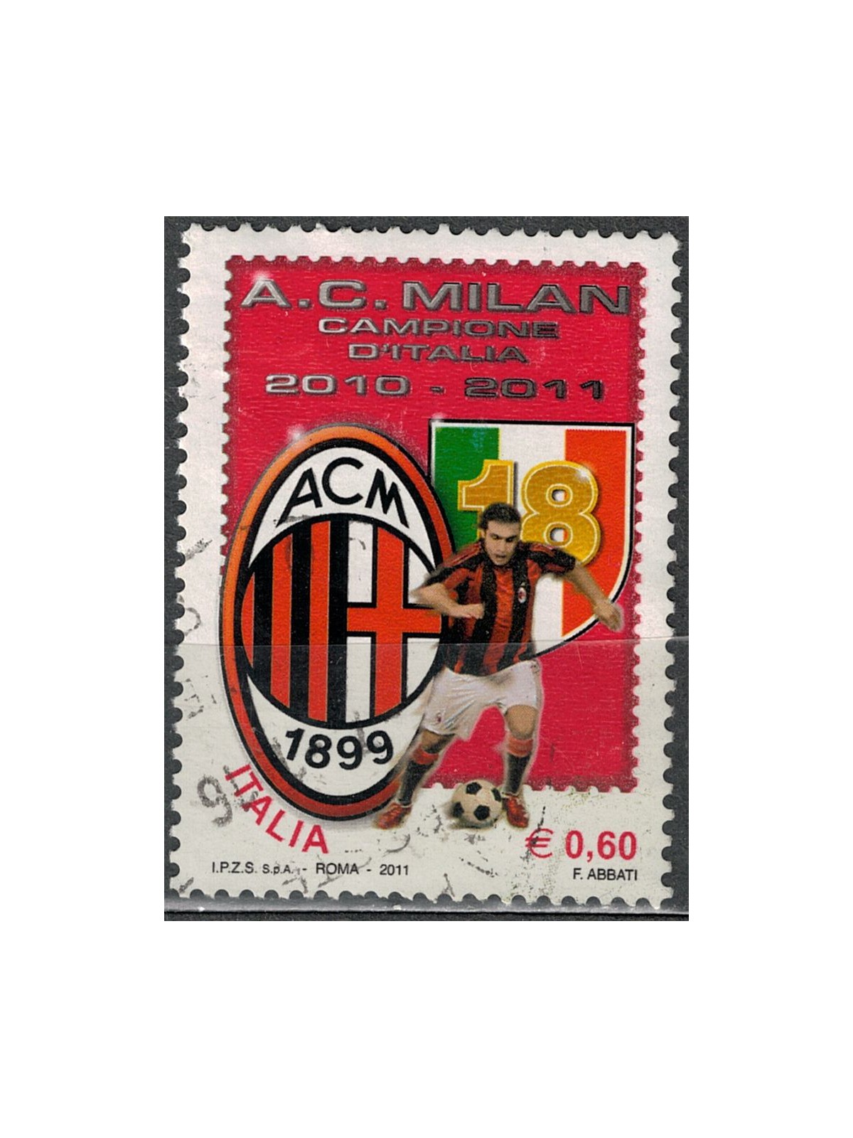 ITALY 2011 Milan champion of Italy us