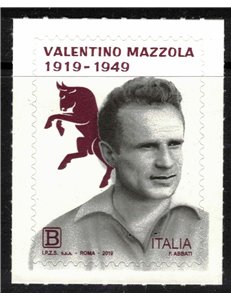ITALY 2019 Valentino Mazzola MNH**