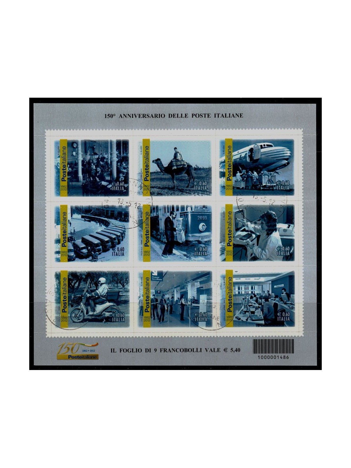 ITALIA 2012 Poste Italiane BF us