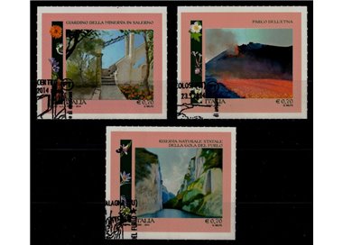 ITALY 2014 Parks and Gardens 3v us