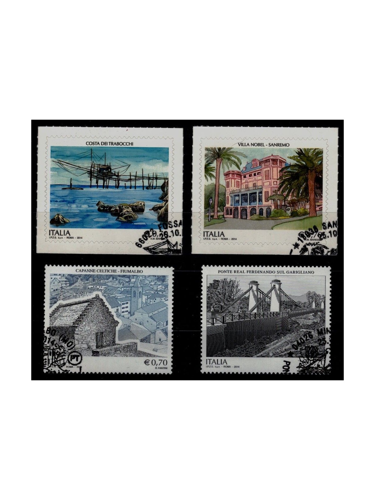 ITALY 2014 Artistic Heritage 4v us
