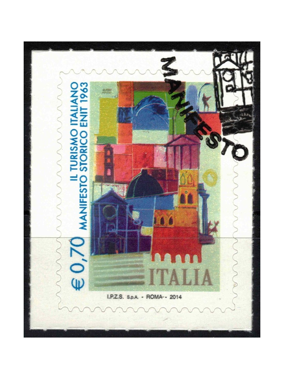 ITALY 2014 ENIT historical poster us