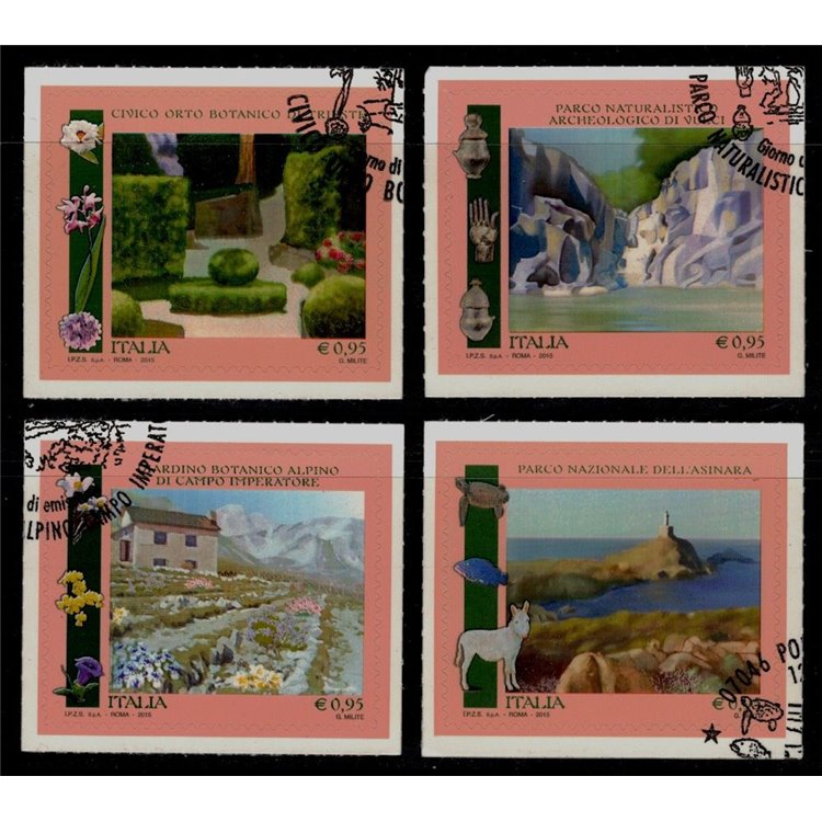 ITALIA 2015 Parchi e giardini 4v us