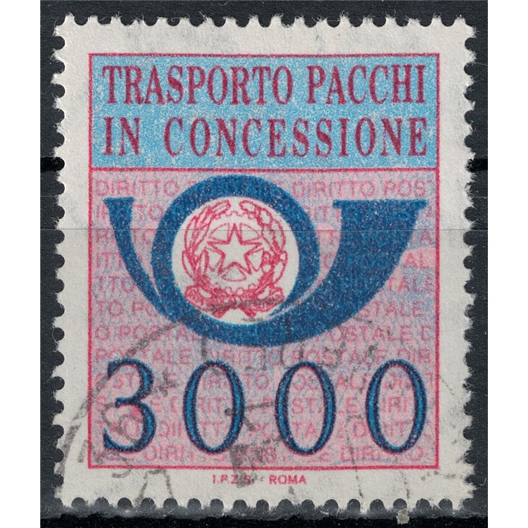 ITALIA 1984 Pacchi in concessione us