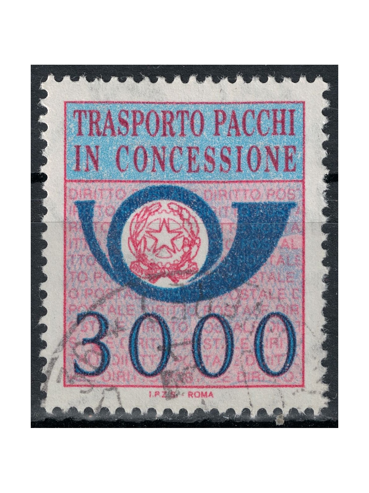 ITALY 1984 Parcels in concession us