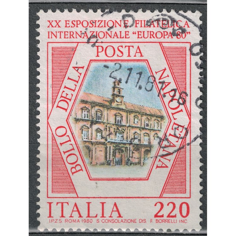ITALY 1980 Philatelic Exhibition of Naples us