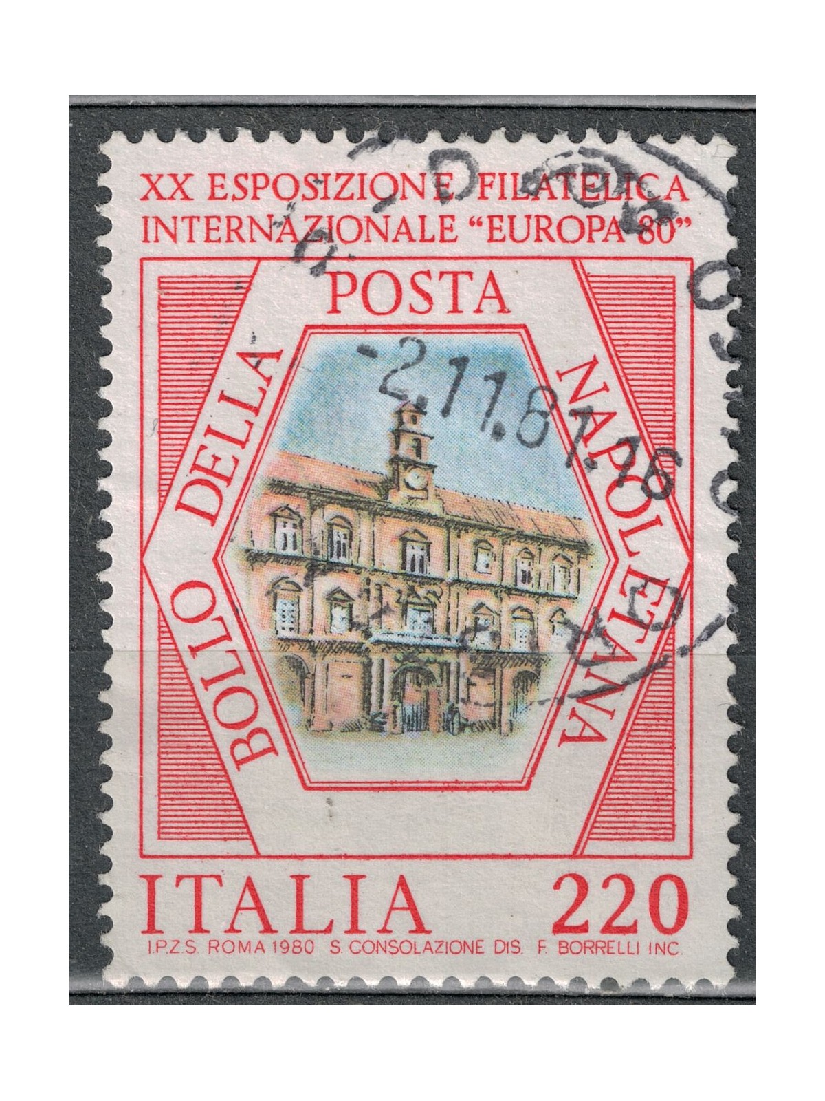 ITALIA 1980 Esposizione filatelica di Napoli us