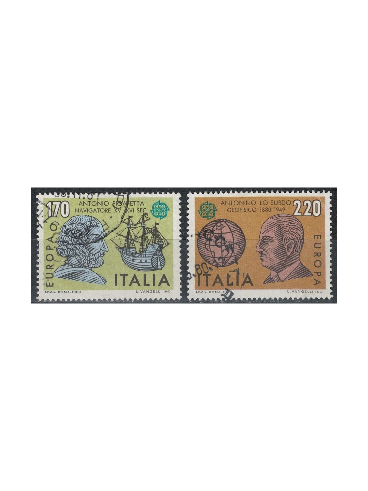 ITALY 1980 Europa 2v us
