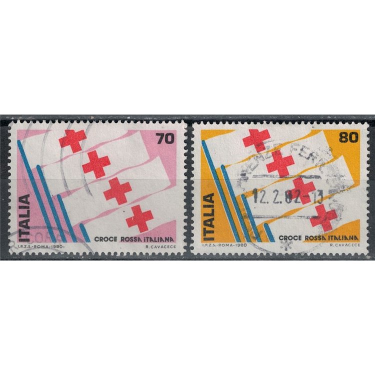 ITALY 1980 Red Cross 2v us
