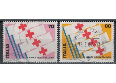 ITALIA 1980 Croce Rossa 2v us