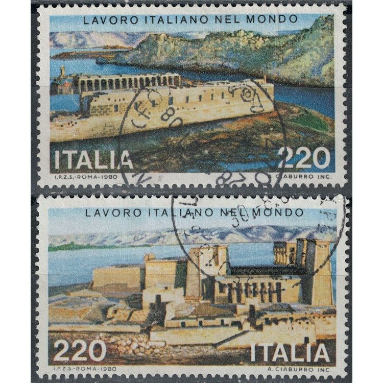 ITALIA 1980 Lavoro italiano 2v us