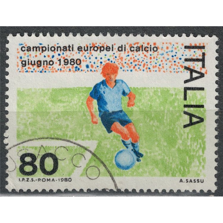 ITALY 1980 European Football Championships us