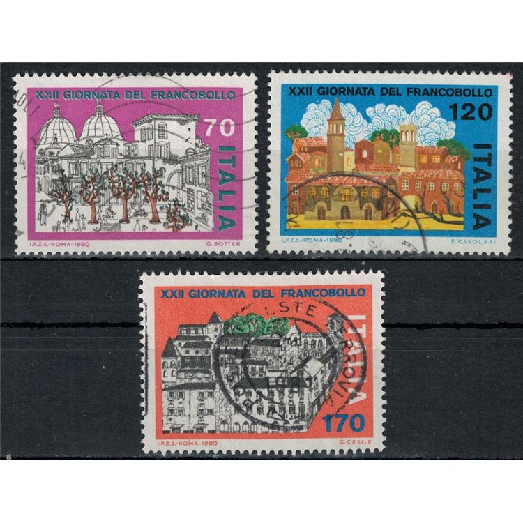 ITALY 1980 Stamp Day 3v us