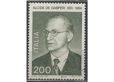 ITALIA 1981 Alcide De Gasperi us