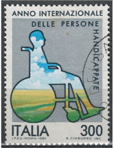 ITALY 1981 Year of the Disabled us