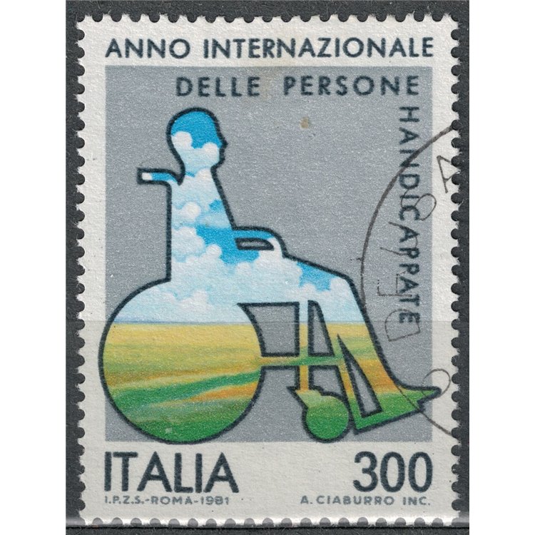 ITALIA 1981 Anno degli handicappati us