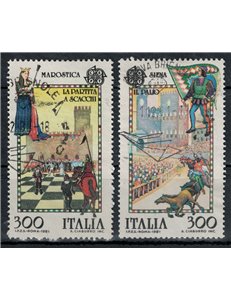 ITALY 1981 Europa 2v us