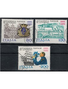 ITALIA 1981 Accademia Navale 3v us