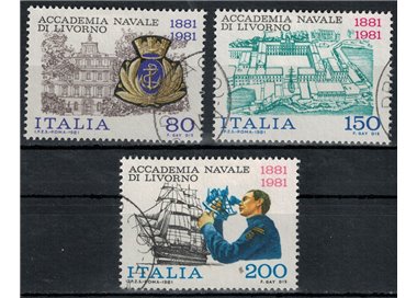 ITALIA 1981 Accademia Navale 3v us
