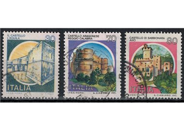 ITALIA 1981 Castelli d'Italia 3v us