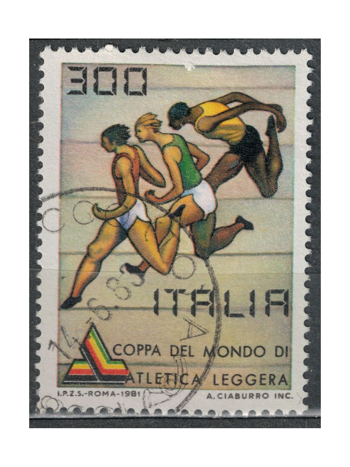 ITALY 1981 Athletics us