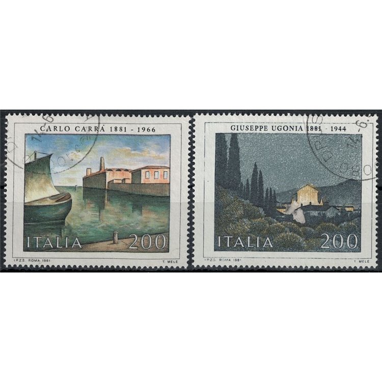 ITALIA 1981 Arte 2v us