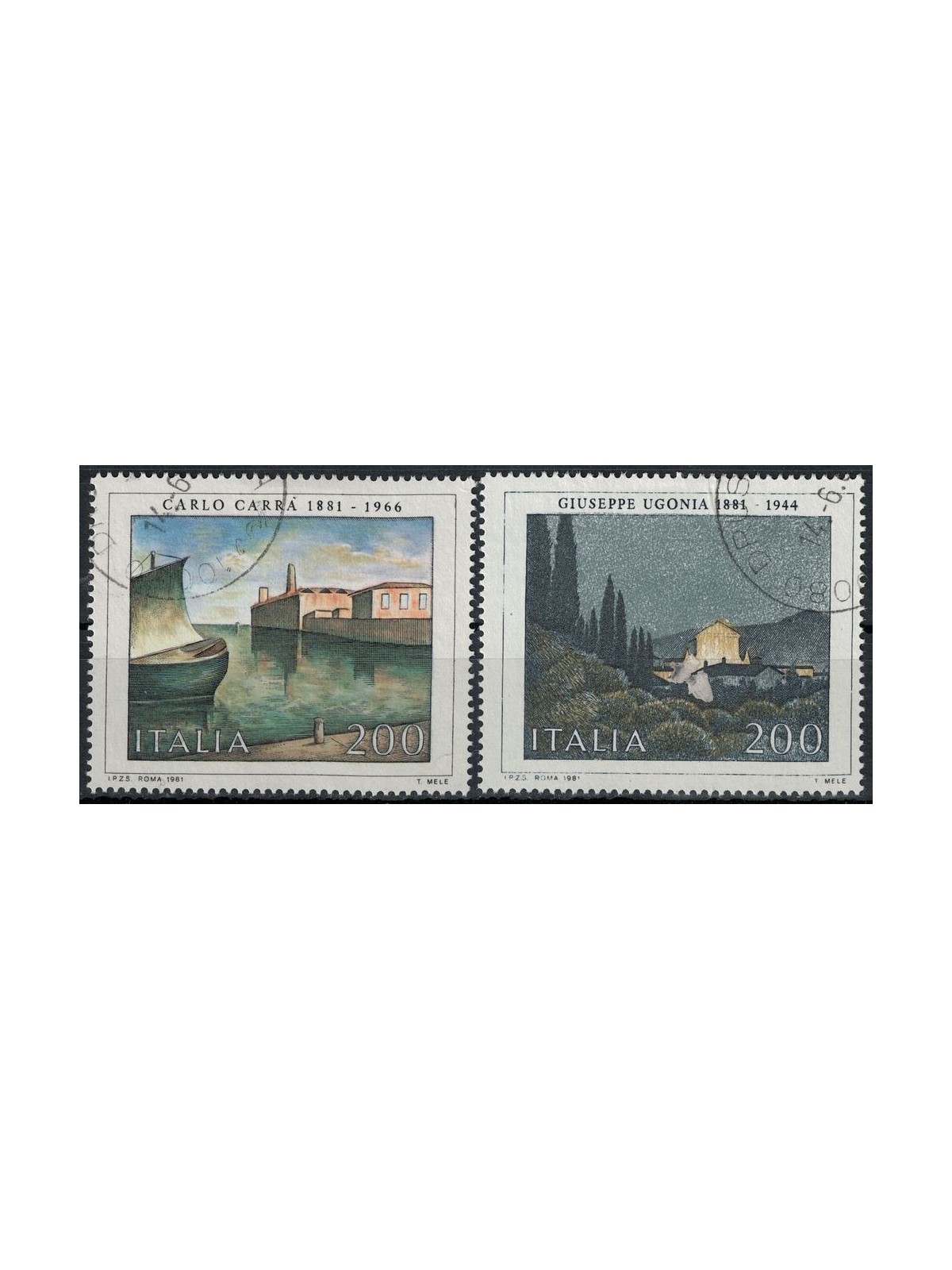 ITALY 1981 Art 2v us