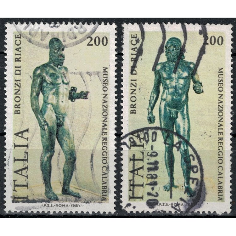 ITALY 1981 Riace Bronzes 2v us
