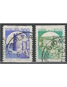 ITALIA 1981 Castelli d'Italia, da bobina 2v us