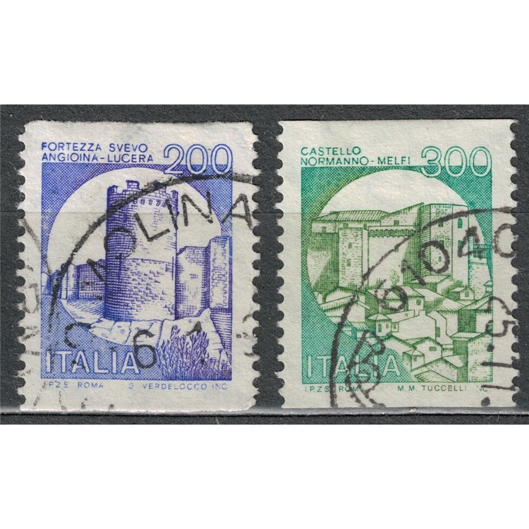 ITALY 1981 Castles of Italy, from 2v US reel