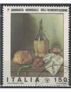 ITALIA 1981 Giornata dell'alimentazione us