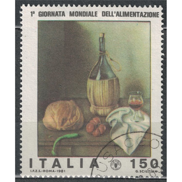 ITALIA 1981 Giornata dell'alimentazione us
